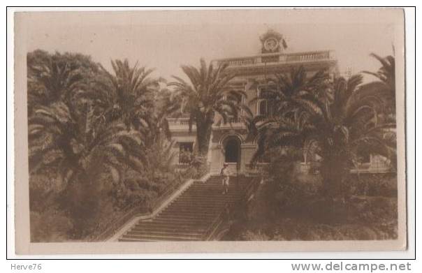 AFRIQUE - ALGERIE - BENI-SAF - la Mairie et le jardin