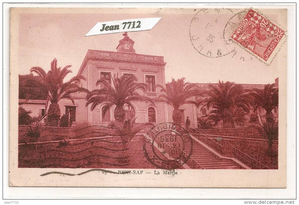 AK/PC/CPA/BENI SAF/MAIRIE/1935/TTB