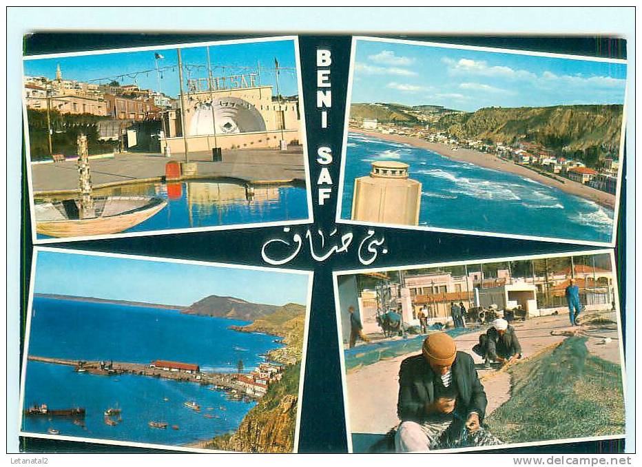 BENI SAF  Port de pêche , pêcheur , filet