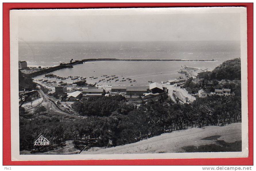 CPSM Algérie - Beni-Saf - Vue générale du port  (1952)