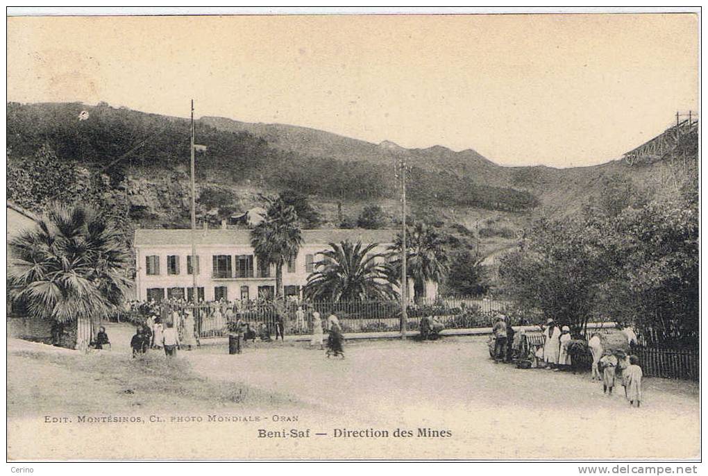BENI-SAF   DIRECTION  DES  MINES  -  PHOTO  -  FP