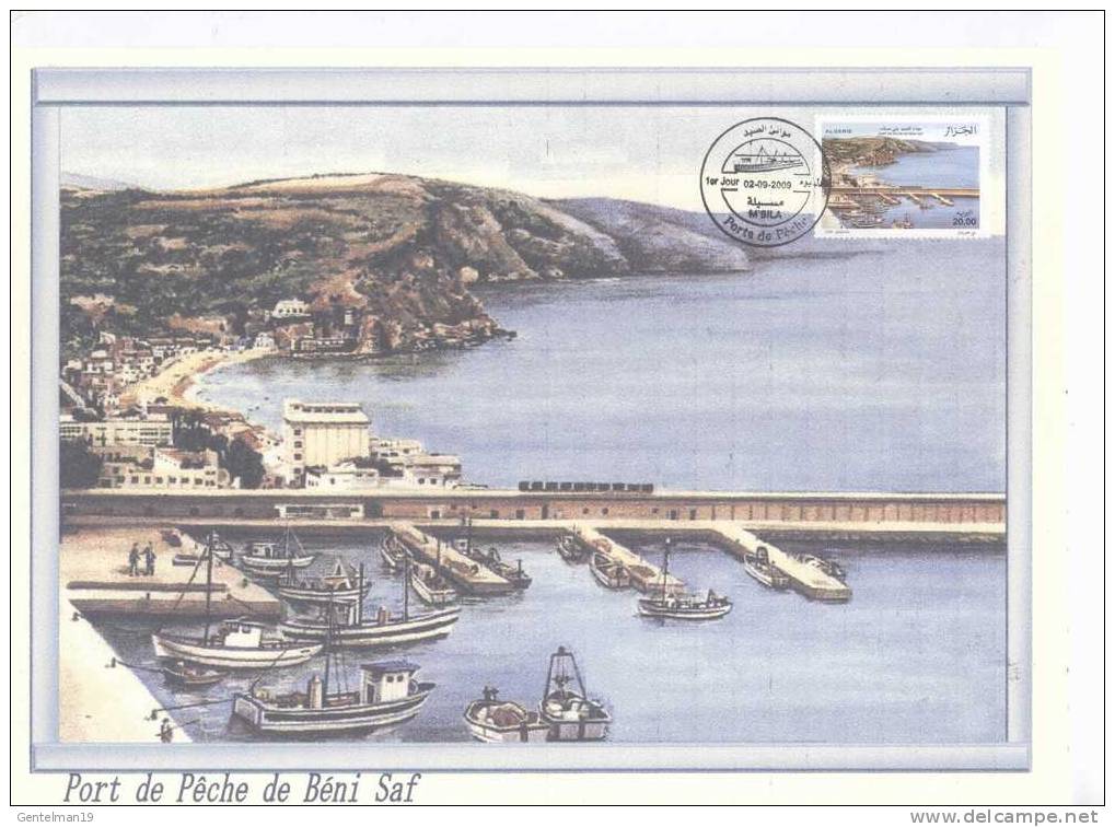 Documents Philateliques A 4 2009 /Ports de Pêche d'Algérie Port de Pêche de Béni Saf  /Tirage Limiteé