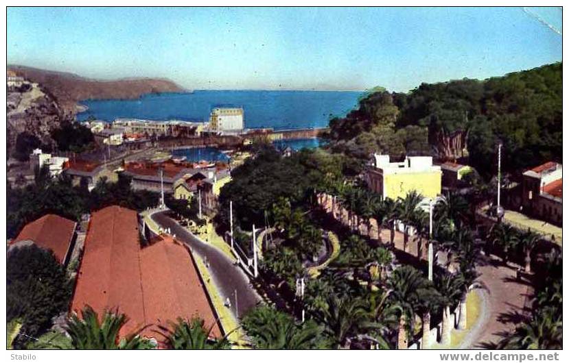 ALGERIE - BENI-SAF - ROUTE DU PORT ET LA MAIRIE -