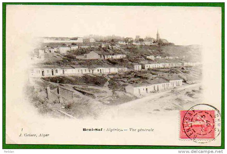 AFRIQUE. ALGERIE. BENI SAF. Vue Générale.