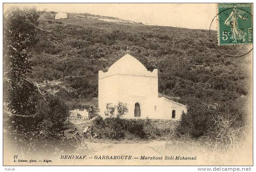 NK-0167-Algérie-Beni-Saf- Garbaroute-Marabout Sidi Mohamed-J. Geiser-