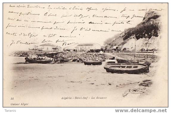 ALGERIE - Beni Saf - La Douane - CPA Bon Etat