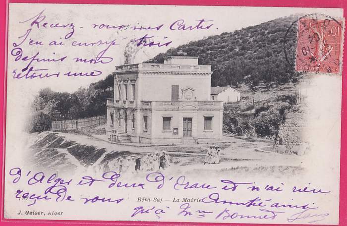 ALGERIE  357     BENI-SAF  -  La Mairie.