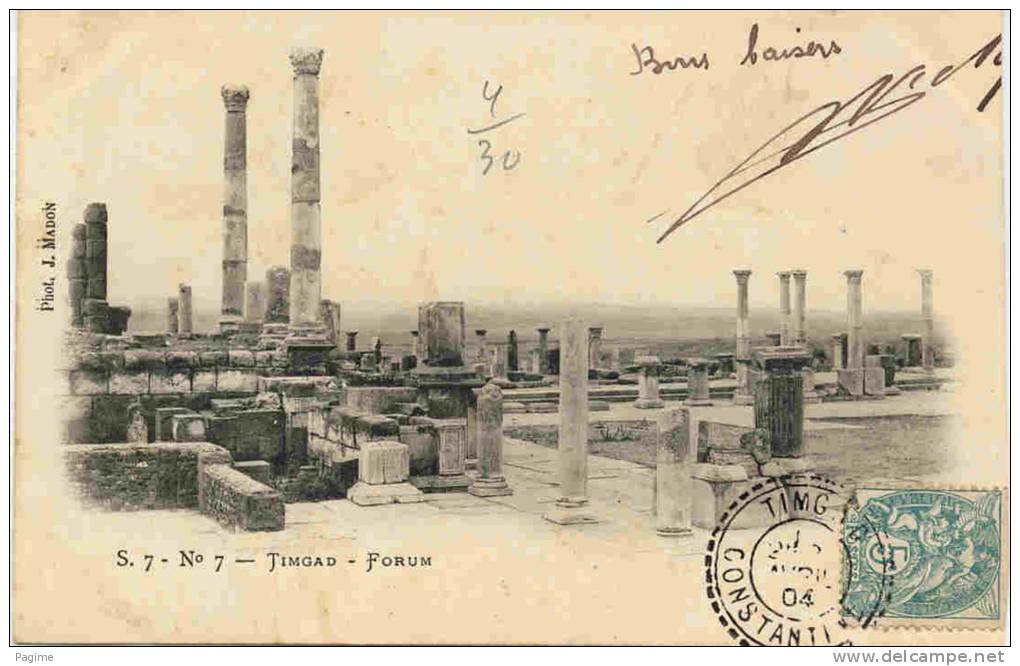 cachet facteur boitier de Timgad