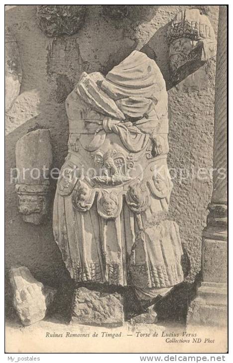 dg21278 Timgad Ruines Romaines Torse de Lucius Verus Kat. Algerien