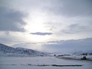la neige couvre tous les près à yabous