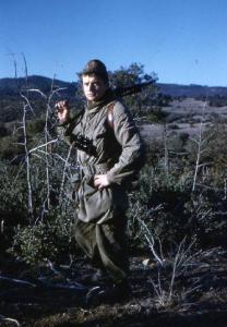 un jeune soldat français au mont de chélia .