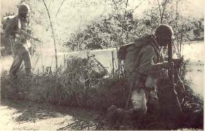 soldats français en ambuscade au mont de chélia yabous khenchela