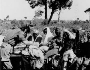 دورية عسكرية للعدو الفرنسي في شلية .