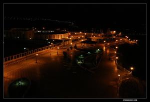 Vue de nuit du haut du corridor de Lalla Setti