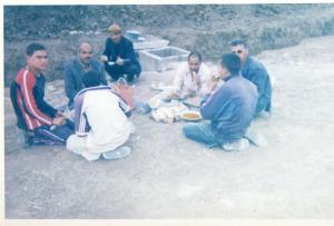 prendre le diner en plein air