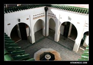 Patio de Dar Loukil mitoyenne de la mosquée de Sidi Boumediene