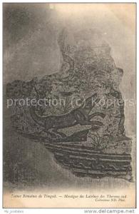 dg21279 Timgad Ruines Romaines Mosaique des Latrines des Thermes sud Kat. Algeri