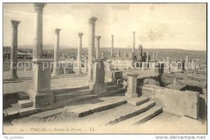 dg21257 Timgad Ruines Romaines Entree du Forum Kat. Algerien