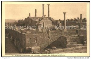 dg21446 Timgad Ruines Romaines Temple du Genie de la Colonie Kat. Algerien