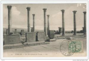 Timgad     Les Inscriptions du Forum