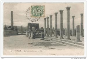 Timgad       Intérieur du Forum