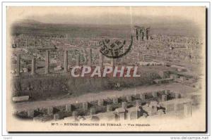 CPA Ruines Romaines De Timgad Vue Generale Tunisie