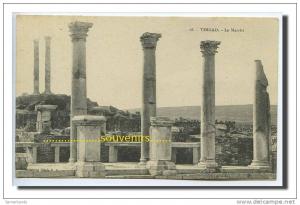 CPA  ALGERIE  TIMGAD  le Marché