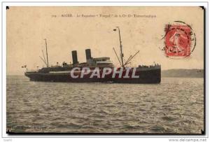 Algerie Alger CPA Le paquebot Timgad de la Cie Gle Transatlantiq