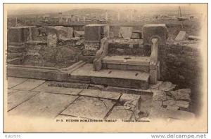 CPA TIMGAD - ALGERIE - RUINES ROMAINES