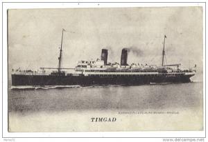 BATEAU - Paquebot  TIMGAD