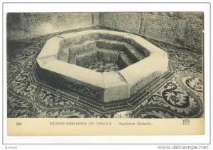 TIMGAD , Algeria, 00-10s   Baptistere Byzantin