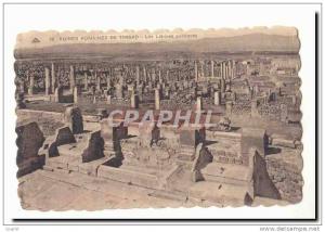 Algerie CPA Ruines romaines de Timgad Les latrines publiques