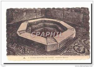 Algerie CPA Ruines romaines de Timgad Baptistere Byzantin