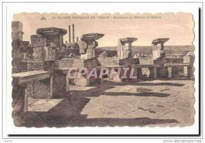 Algerie CPA Ruines romaines de Timgad Boutiques du marche de Ser