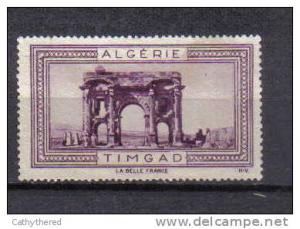 G548 - VIGNETTE ALGERIE TIMGAD