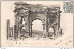 ALGÉRIE - Tuines de TIMGAD - Arc de Trajan