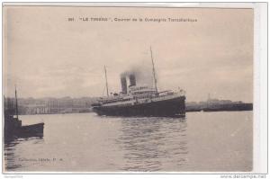 ALERIE - LE PAQUEBOT ´´TIMGAD   COURRIER DE LA COMPAGNIE TRANSATLANTIQUE
