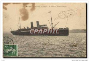 CPA Bateau Paquebot Timgad de la Cie Gle Transatlantique Alger