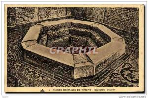 CPA Ruines Romaines De Timgad Baptistere Byzantin