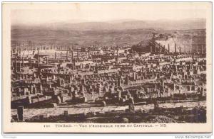 Algérie - TIMGAD - Vue d'ensemble prise du Capitole