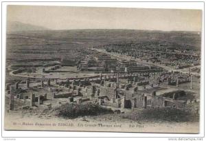 Ruines Romaines de Timgad - Les grands Thermes Nord