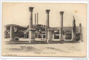 Timgad - Capitole et marché