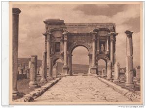 Br45013 Publicite Horman Toxone Timgad Algerie Arc de Triomphe  neutraliser les poisons   2 scans