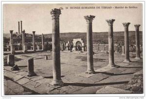 Ruines Romaines de Timgad - Marché de Sertius
