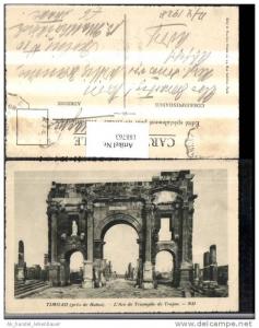 188763,Algerien Algerie Timgad b. Batna Larc de Triomphe de Trajan Ruine