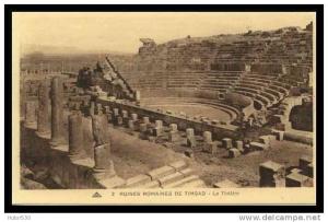 ALGERIE - RUINES DE TIMGAD - (CPA)