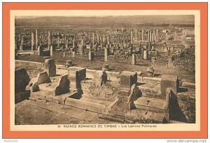 Algérie Ruines romaines de TIMGAD - Les Latines Publiques  // CPA Dentelée