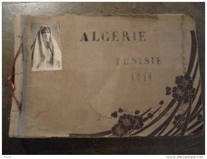 Collection Algérie Tunésie Blida Bougie Batna Timgad Biskra Sidi Okba Tunis bédouine,... (collées!)