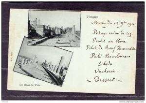 35694  Algeria,  Timgad -  La  Grande  Voie,  NV(scritta)