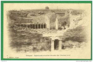 cpa   ALGERIE   Timgad  - Hypaucoste et salles chaudes des Thermes Nord       ............LMC22